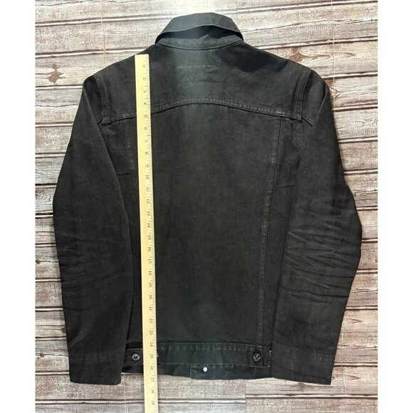 Rogue Territory RGT Nihon Menpu denim Supply Jacket sz L color Black made in USA - Picture 9 of 9